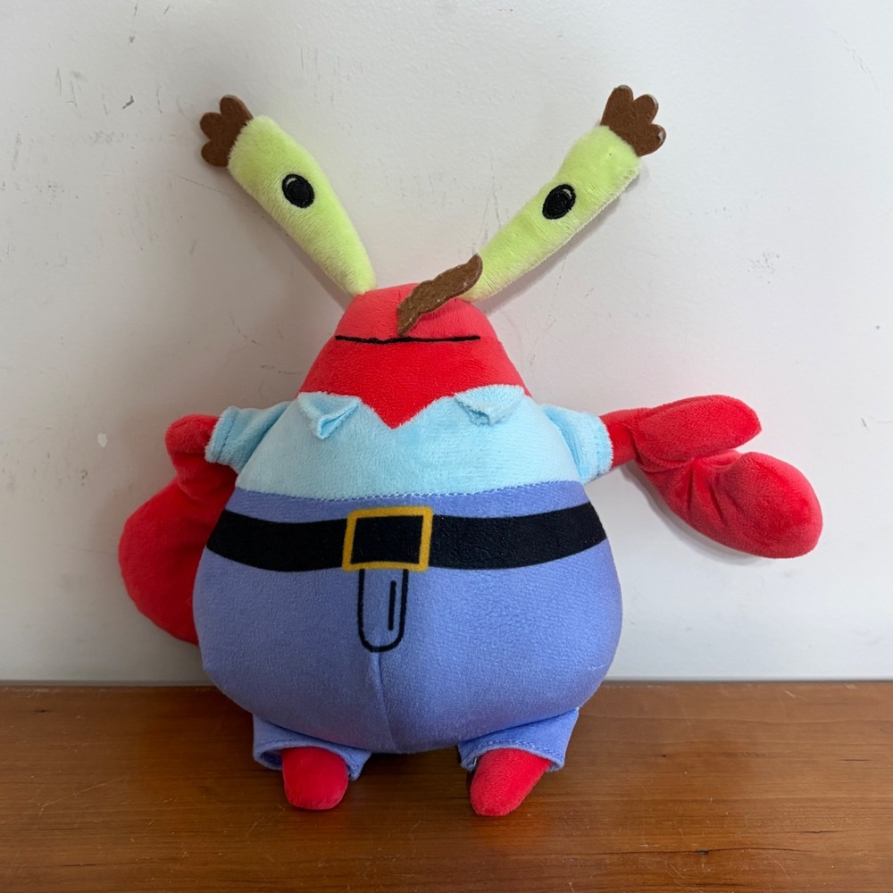 Nickelodeon SpongeBob SquarePants Mr Krabs Plush Stuffed Animal Toy‎ 8.5 Inch